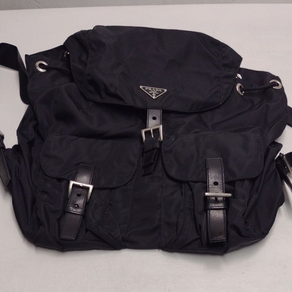 Prada Black Women's Nylon Backpack - Picture 15 of 16